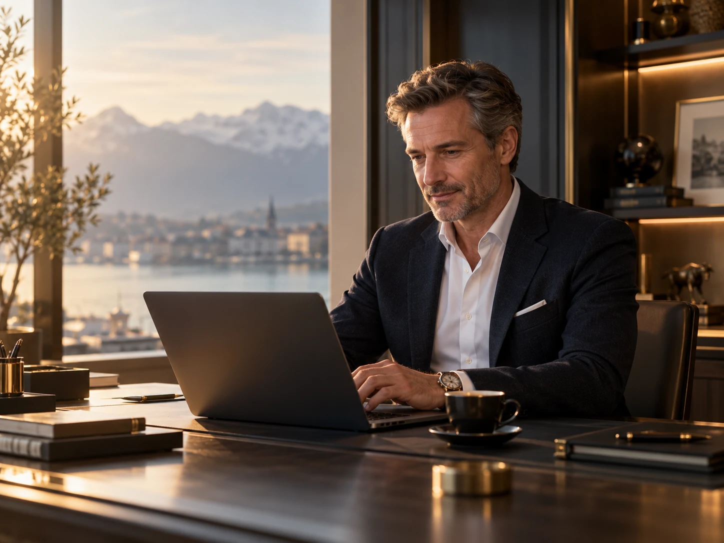 Kunde im Online-Depot